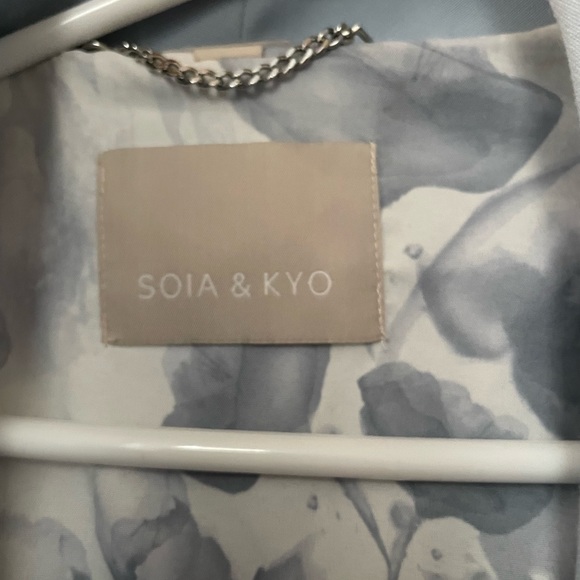 Stunning light blue trench style coat - Sois & Kyo - Picture 7 of 7